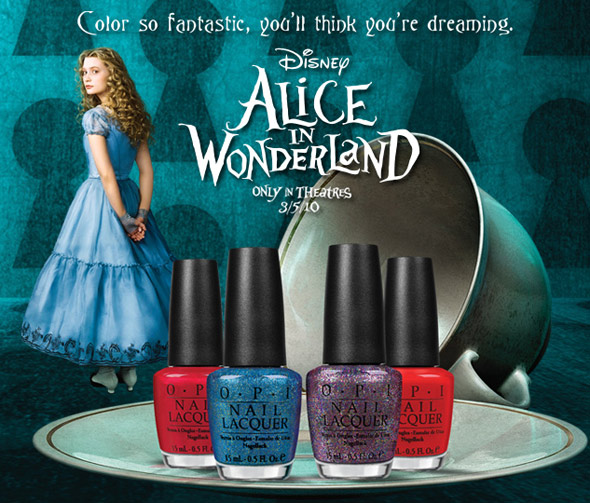 opi_alice OPI Alice in Wonderland nail polish collection