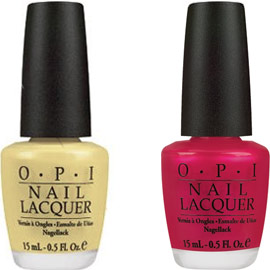 opi_sunbelievable OPI Sunbelievable Banana Bandana and Fuchsia