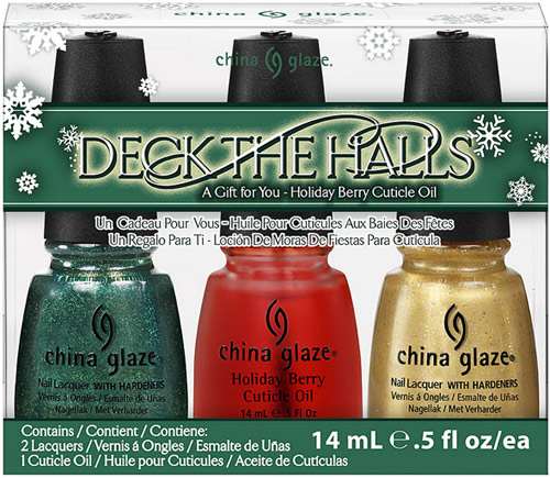 China Glaze Let It Snow Deck the Halls