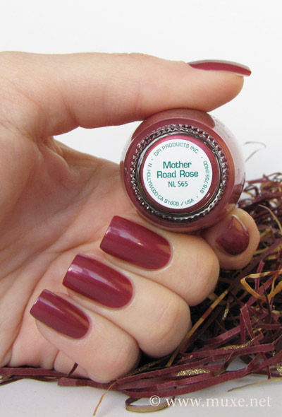 OPI Mother Rose Road NL S65 swatch OPI Mother Rose Road NL S65 swatch