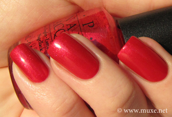 You Rock-apulco Red - OPI swatch