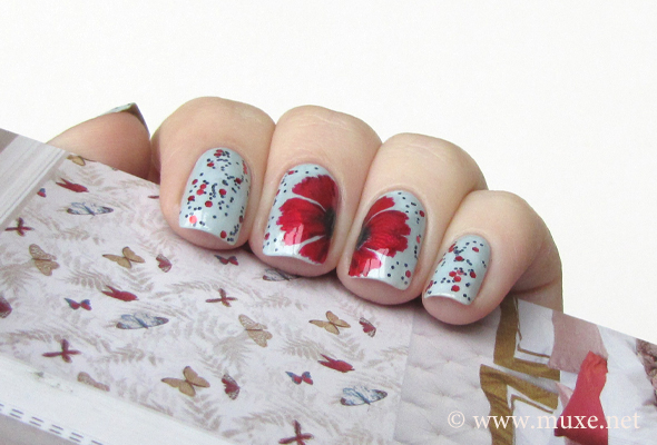 Red Poppy Nail Art Tutorial - wide 10