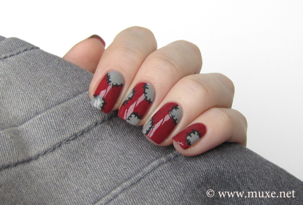 Nails patchwork design Nails patchwork design