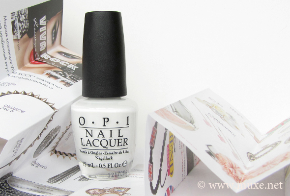 OPI Alpine Snow white nail polish