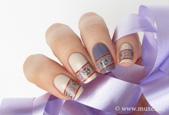 Nails oriental design