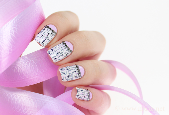 Pink and white half moon nails Pink and white half moon nails